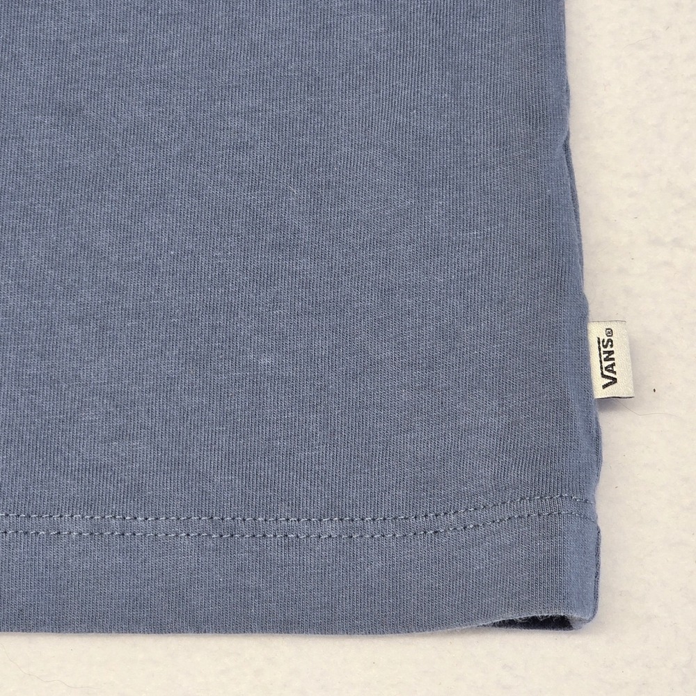 Vans Mens Long Sleeve Graphic T-Shirt Blue Gray Moon Phase Off The Wall Medium - Picture 4 of 10